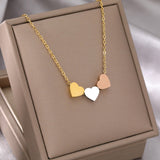 Stainless Steel Sweetheart Necklaces