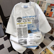 Monogram Print T-Shirts for Men and Women