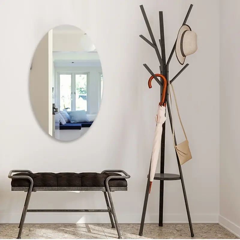 5pc Self-Adhesive Oval Soft Mirrors